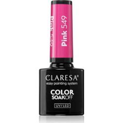 Claresa SoakOff UV/LED Color Balloon Journey lakier hybrydowy do paznokci odcień Pink 549 5 g