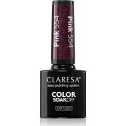 Claresa SoakOff UV/LED Color Warm Feelings lakier hybrydowy do paznokci odcień Pink 554 5 g