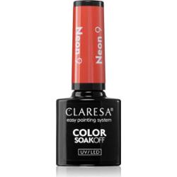 Claresa SoakOff UV/LED Color Neon lakier hybrydowy do paznokci odcień 9 5 g