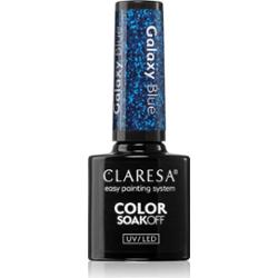 Claresa SoakOff UV/LED Color Galaxy lakier hybrydowy do paznokci odcień Blue 5 g