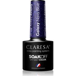 Claresa SoakOff UV/LED Color Galaxy lakier hybrydowy do paznokci odcień Navy Blue 5 g