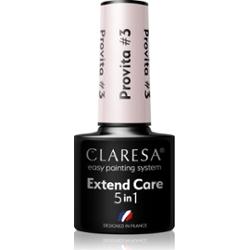 Claresa Extend Care 5 in 1 Provita baza do paznokci hybrydowych o działaniu regenerującym odcień #3 5 g