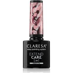 Claresa Extend Care 5 in 1 Keratin baza do paznokci hybrydowych o działaniu odżywczym odcień #2 5 g