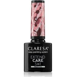 Claresa Extend Care 5 in 1 Keratin baza do paznokci hybrydowych o działaniu odżywczym odcień #3 5 g