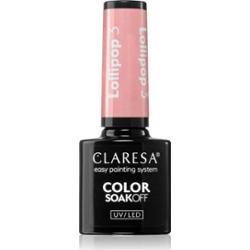 Claresa SoakOff UV/LED Color Lollipop lakier hybrydowy do paznokci odcień 3 5 g
