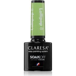 Claresa SoakOff UV/LED Color Lollipop lakier hybrydowy do paznokci odcień 8 5 g