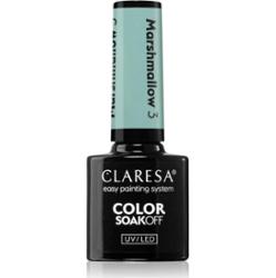 Claresa SoakOff UV/LED Color Marshmallow lakier hybrydowy do paznokci odcień 3 5 g