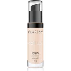 Claresa Doll Up! podkład rozświetlający nadający naturalny wygląd odcień 03 Light Medium 34 g