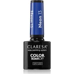 Claresa SoakOff UV/LED Color Neon lakier hybrydowy do paznokci odcień 13 5 g