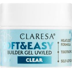 Claresa Soft&Easy Builder Gel żel podkładowy do paznokci odcień Clear 12 g