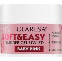 Claresa Soft&Easy Builder Gel żel podkładowy do paznokci odcień Baby Pink 12 g