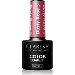 Claresa SoakOff UV/LED Color Dusty Rose lakier hybrydowy do paznokci odcień 5 5 g