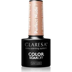 Claresa SoakOff UV/LED Color Perfect Nude lakier hybrydowy do paznokci odcień 7 5 g