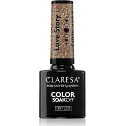 Claresa SoakOff UV/LED Color Love Story lakier hybrydowy do paznokci odcień 1 5 g