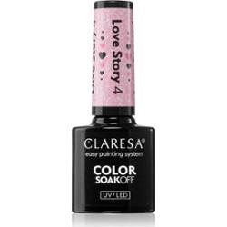 Claresa SoakOff UV/LED Color Love Story lakier hybrydowy do paznokci odcień 4 5 g