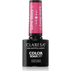 Claresa SoakOff UV/LED Color Love Story lakier hybrydowy do paznokci odcień 5 5 g