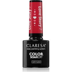 Claresa SoakOff UV/LED Color Love Story lakier hybrydowy do paznokci odcień 7 5 g