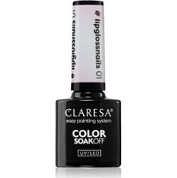 Claresa SoakOff UV/LED Color #lipglossnails lakier hybrydowy do paznokci odcień 01 5 g
