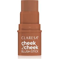 Claresa Cheek 2 Cheek bronzer kremowy w sztyfcie odcień 02 Milk Choco 6 g
