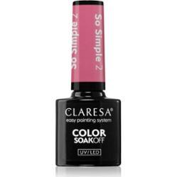Claresa SoakOff UV/LED Color So Simple lakier hybrydowy do paznokci odcień 2 5 g