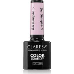 Claresa SoakOff UV/LED Color So Simple lakier hybrydowy do paznokci odcień 5 5 g