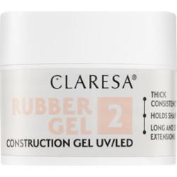 Claresa Rubber Gel Construction Gel UV/LED lakier żelowy do przedłużania paznokci odcień 2 12 g