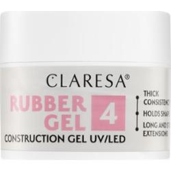 Claresa Rubber Gel Construction Gel UV/LED lakier żelowy do przedłużania paznokci odcień 04 12 g