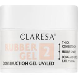 Claresa Rubber Gel Construction Gel UV/LED lakier żelowy do przedłużania paznokci odcień 02 45 g