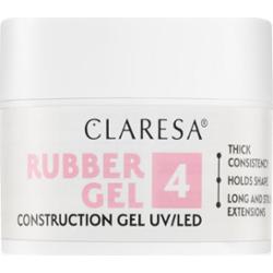 Claresa Rubber Gel Construction Gel UV/LED lakier żelowy do przedłużania paznokci odcień 04 45 g