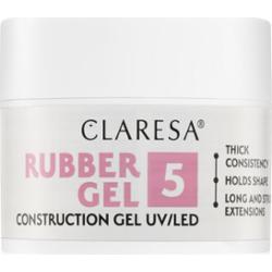 Claresa Rubber Gel Construction Gel UV/LED lakier żelowy do przedłużania paznokci odcień 05 45 g