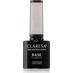 Claresa UV/LED Base Rubber baza do paznokci hybrydowych odcień 1 5 g