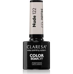 Claresa SoakOff UV/LED Color Nude lakier hybrydowy do paznokci odcień 122 5 g