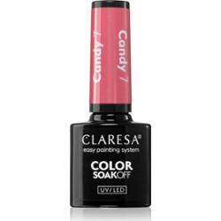 Claresa SoakOff UV/LED Color Candy lakier hybrydowy do paznokci odcień 7 5 g
