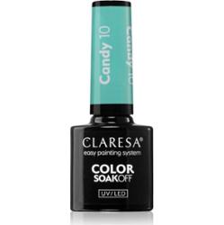 Claresa SoakOff UV/LED Color Candy lakier hybrydowy do paznokci odcień 10 5 g