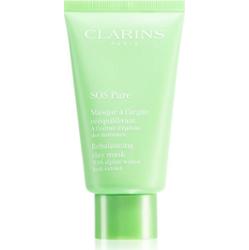 Clarins SOS Pure Rebalancing Clay Mask maseczka z glinki do skóry tłustej i mieszanej 75 ml