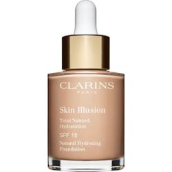 Clarins Skin Illusion Natural Hydrating Foundation rozświetlający podkład nawilżający SPF 15 odcień 107C Beige 30 ml