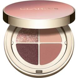 Clarins Ombre 4 Colour Eye Palette paleta cieni do powiek dla długotrwałego efektu odcień 01 - Fairy Tale Nude Gradation 4.2 g