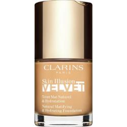 Clarins Skin Illusion Velvet podkład w płynie z matowym wykończeniem o działaniu odżywczym odcień 105.5W 30 ml
