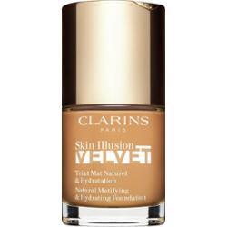 Clarins Skin Illusion Velvet podkład w płynie z matowym wykończeniem o działaniu odżywczym odcień 114N 30 ml