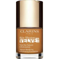 Clarins Skin Illusion Velvet podkład w płynie z matowym wykończeniem o działaniu odżywczym odcień 117N 30 ml