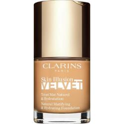 Clarins Skin Illusion Velvet podkład w płynie z matowym wykończeniem o działaniu odżywczym odcień 110.5W 30 ml