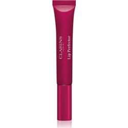 Clarins Lip Perfector Shimmer błyszczyk do ust o działaniu nawilżającym odcień 08 Plum Shimmer 12 ml