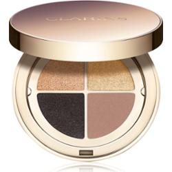 Clarins Ombre 4 Colour Eye Palette paleta cieni do powiek dla długotrwałego efektu odcień 08 - Amber Gradation 4.2 g