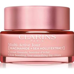 Clarins Multi-Active Day Cream Dry Skin krem wygładzający i rozjaśniający do skóry suchej 50 ml