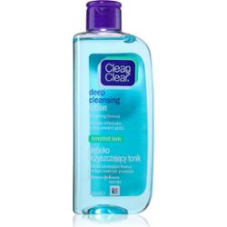 Clean & Clear Deep Cleansing płyn głęboko oczyszczający dla cery wrażliwej 200 ml