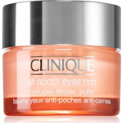 Clinique All About Eyes™ Rich nawilżający krem pod oczy przeciw obrzękom i cieniom 30 ml