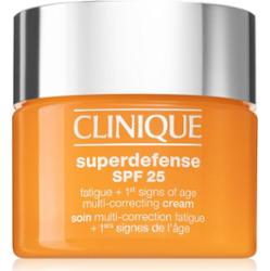 Clinique Superdefense™ SPF 25 Fatigue + 1st Signs Of Age Multi-Correcting Cream krem przeciw pierwszym oznakom starzenia do skóry tłustej i mieszanej