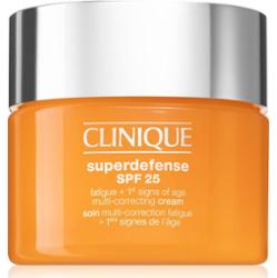 Clinique Superdefense™ SPF 25 Fatigue + 1st Signs Of Age Multi-Correcting Cream krem przeciw pierwszym oznakom starzenia do skóry suchej i mieszanej S