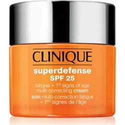 Clinique Superdefense™ SPF 25 Fatigue + 1st Signs Of Age Multi-Correcting Cream krem przeciw pierwszym oznakom starzenia do skóry suchej i mieszanej S