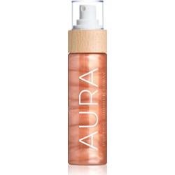 COCOSOLIS AURA Peptide Shimmer Spray spray nawilżający z brokatem z zapachem Raspberry 100 ml